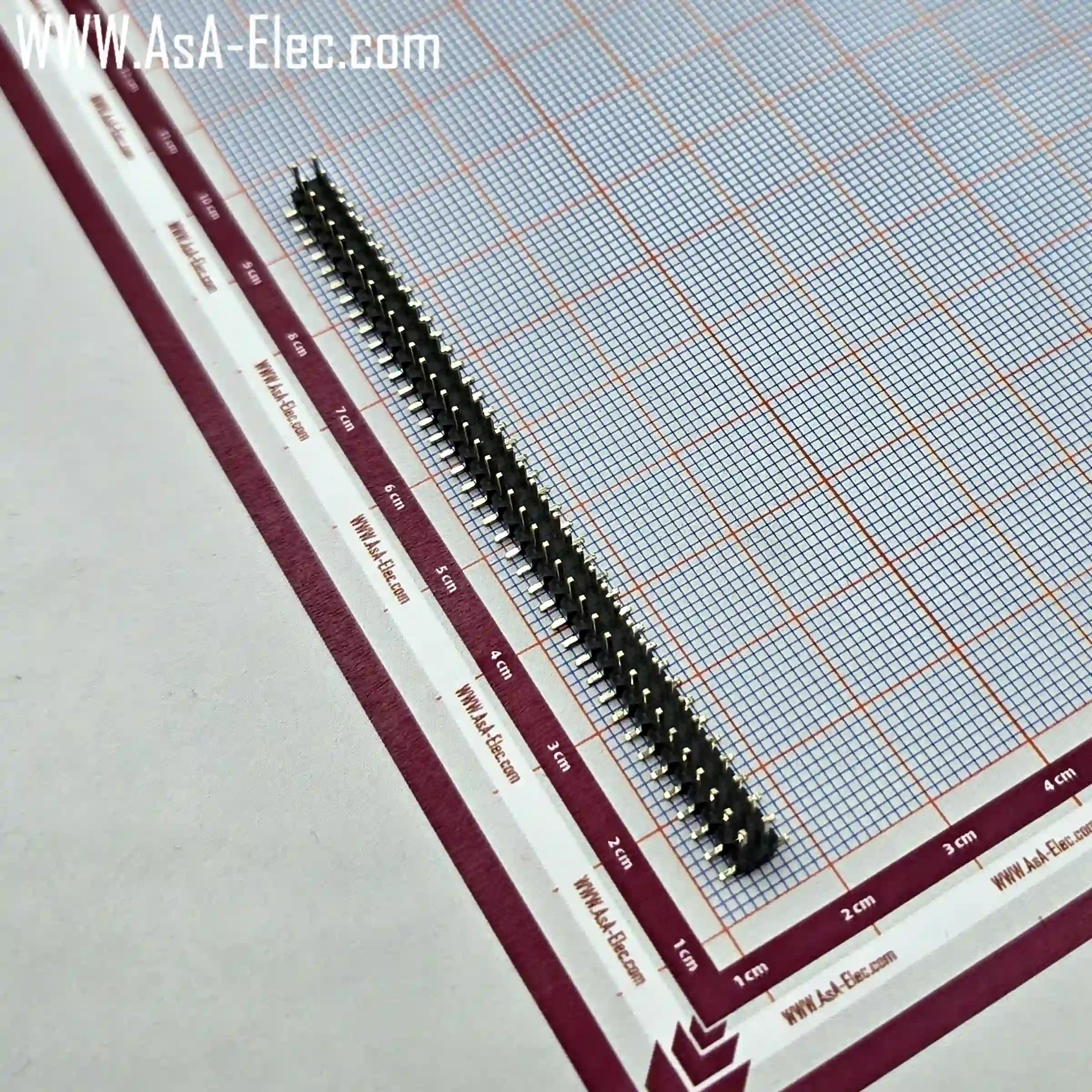 پین هدر 40*2 نری اتصال سطحی 2.00 میلیمتر SMD
